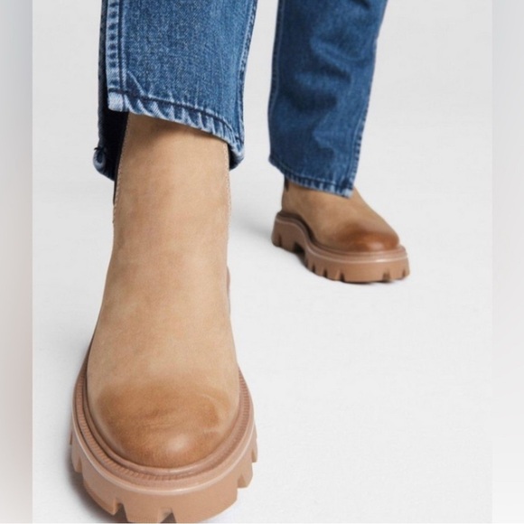 Rag & Bone Quest Leather Chelsea Boots In Camel Size 9.5/39.5 - Picture 2 of 13